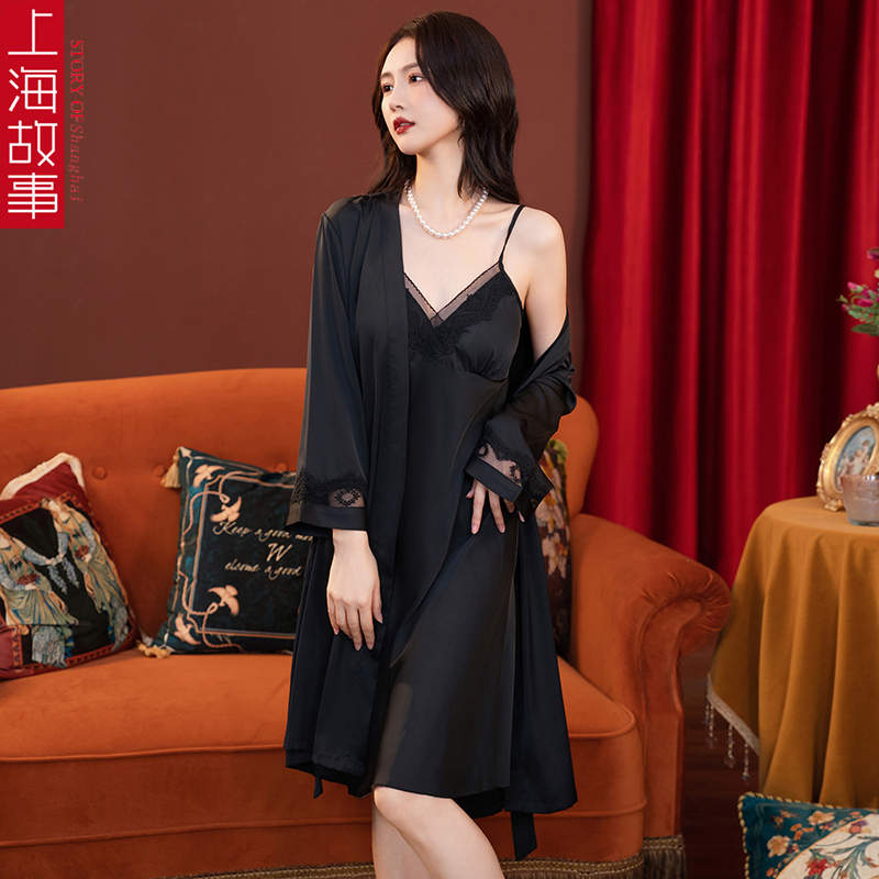 性感冰丝吊带睡裙睡衣达芬奇密码