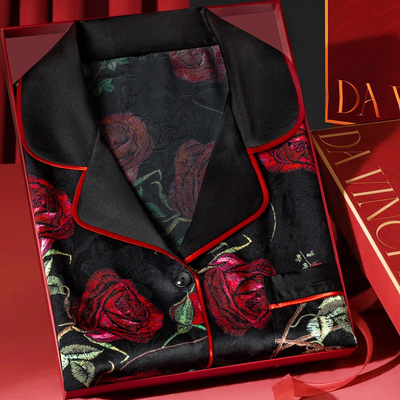 达芬奇密码夏秋新款女士睡衣套装