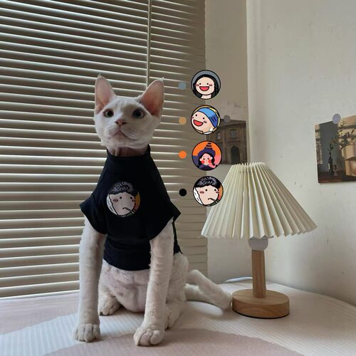 春夏纯棉猫狗防掉毛打底衫