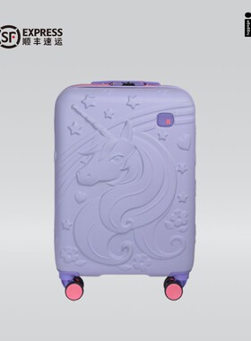 luggage it卡通独角兽拉杆箱儿童登机旅行箱万向轮