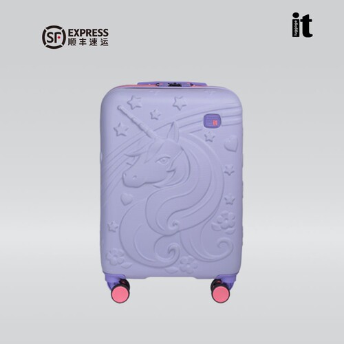 luggage it卡通独角兽拉杆箱儿童登机旅行箱万向轮