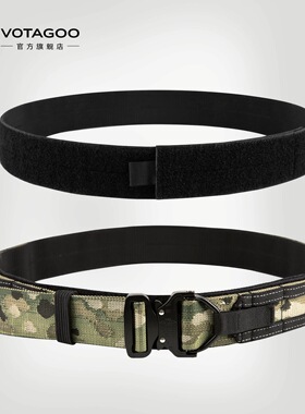 VOTAGOO Ronin Belt浪人腰带MOLLE系统senshi战术眼镜蛇扣 4.5mm