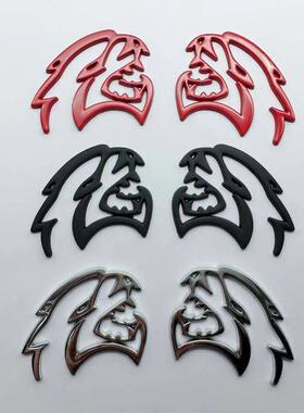 道奇SRT地狱豹头车标 速动与激情8 jeep吉普改装贴标对装