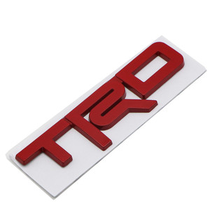 适用于新款美版丰田TRD车标 个性改装车贴标 TRD越野装饰贴中网标