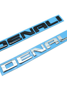 适用于雪佛兰 DENALI GMC 改装车标GM皮卡ABS改装车贴侧标后尾标