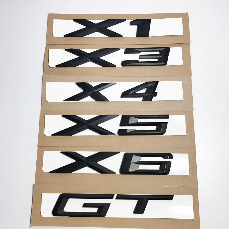 车标X3标X5X4X6X1字标X系后尾贴标X1车标GT后标牌标志车贴
