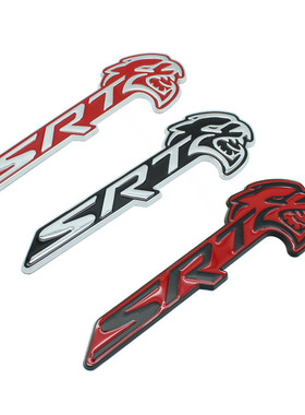适用于SRT地狱猫豹头车标道奇JEEP吉普克莱斯勒大切诺基SRT车贴标