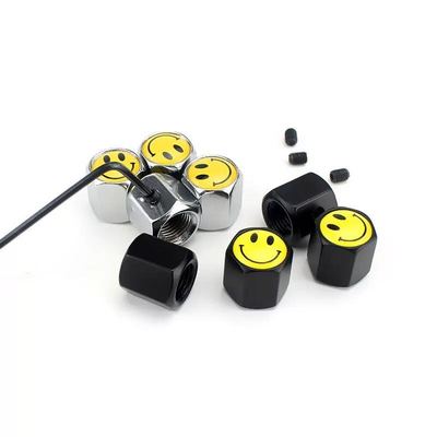 可爱表情个性改装汽车轮胎气门嘴帽防盗通用型气嘴装饰盖气门芯套