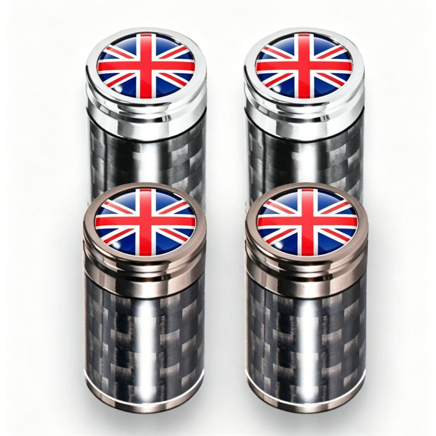 新英国旗真碳纤维汽车气门