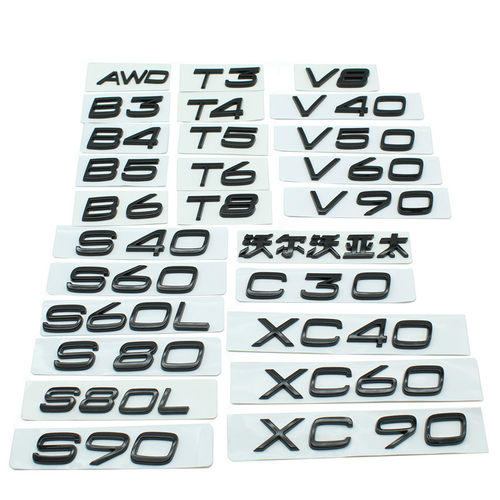 改装排量标沃尔沃ABS车身贴
