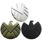 金属神盾局徽标 复仇者联盟神盾局车贴车身贴 汽车个性 车标尾标