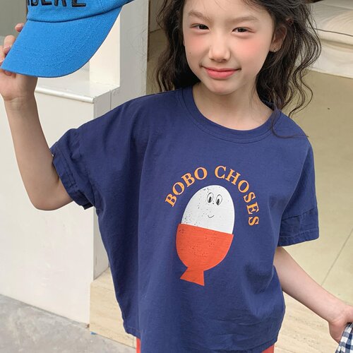 湖州织里童装夏季儿童韩版女童短袖T恤夏装男童夏款打底衫6283