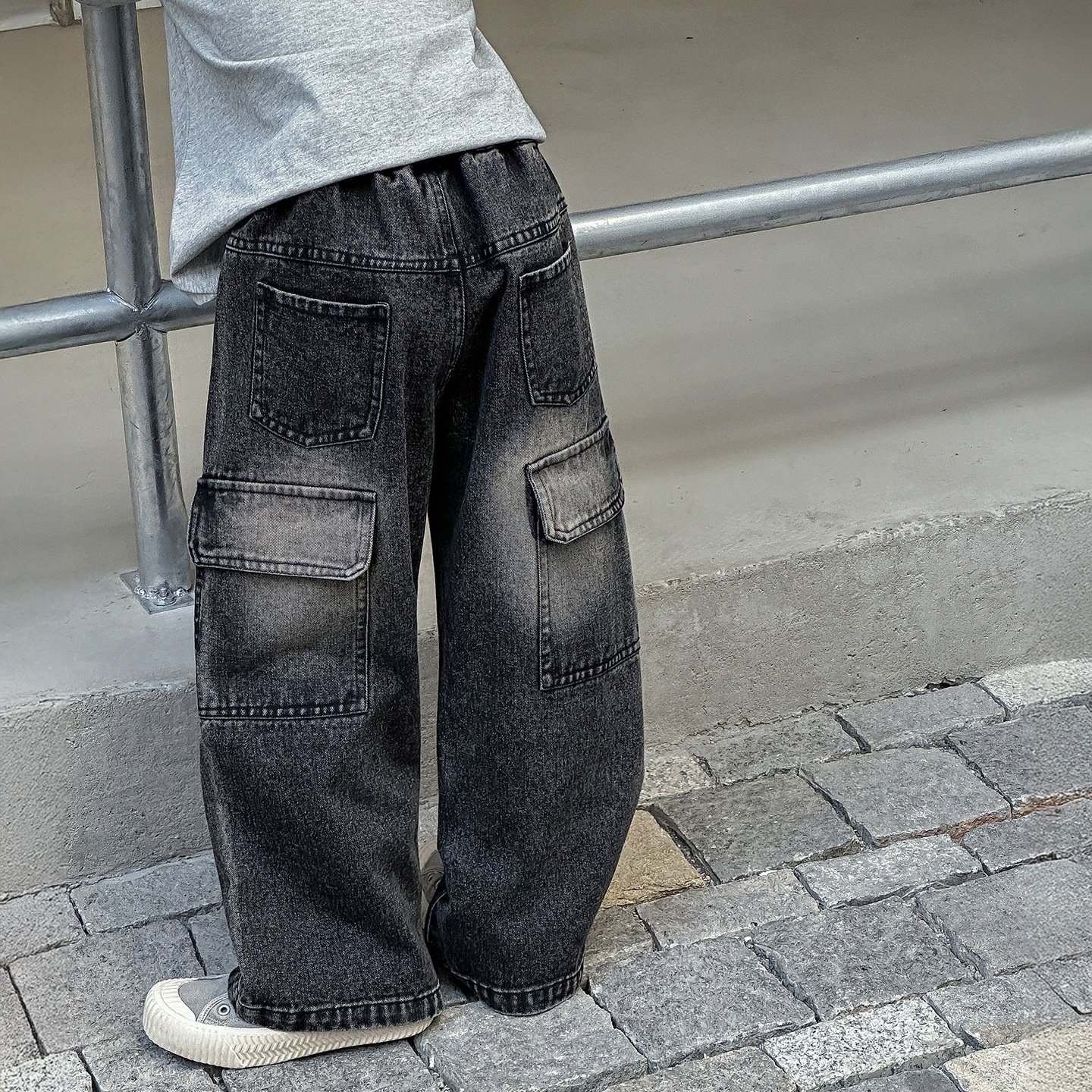 棉小铺牛仔裤儿童秋季韩版2025新款童装个性复古潮酷工装长裤宽松,童装/婴儿装/亲子装,儿童牛仔裤,淘宝优惠券,粉丝福利购,淘宝优惠卷