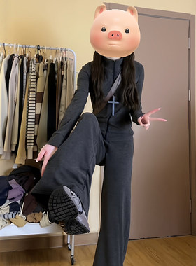 洋气显瘦卫衣运动套装女秋两件套