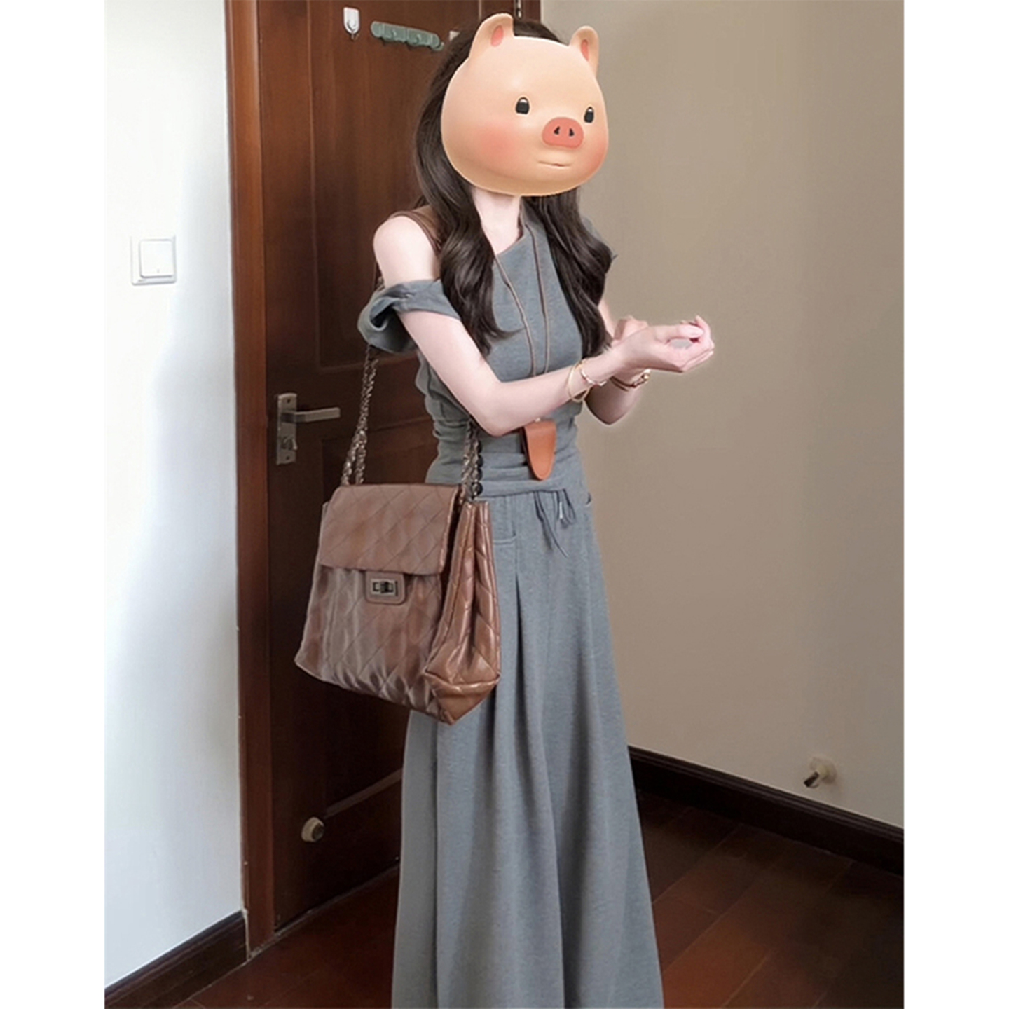 韩版运动服套装女夏季短款宽松显瘦减龄短袖长裤休闲两件套时尚潮
