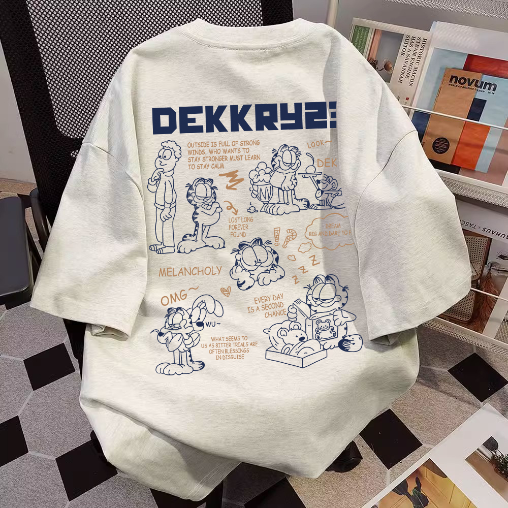 vintage美式285g重磅纯棉短袖T恤