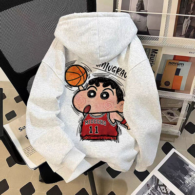 韩版纯棉连帽卫衣男女童秋冬新款