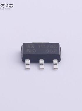原厂原装LM1117GS-5.0 Vin=15V Vout=5V 1A 75dB@(