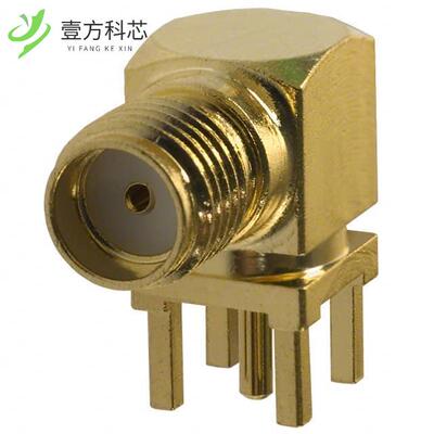 原厂原装901-143-6RFX CONN SMA JACK R/A 50 OHM