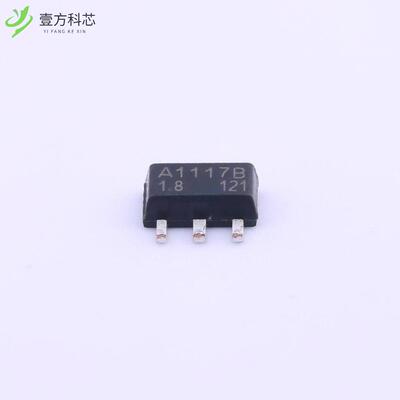 原厂原装CJA1117B-1.8 Vin=15V Vout=1.8V~1.8V 1A