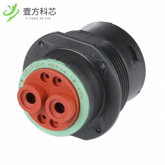 原厂原装HDP24-18-6PN CONN RCPT HSNG MALE 6POS