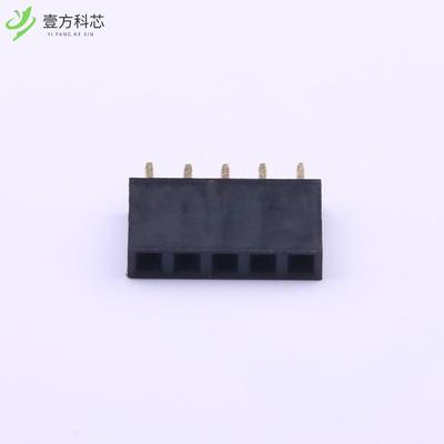 原厂原装2.54-1*5P母 2.54mm 1x5P全新正品