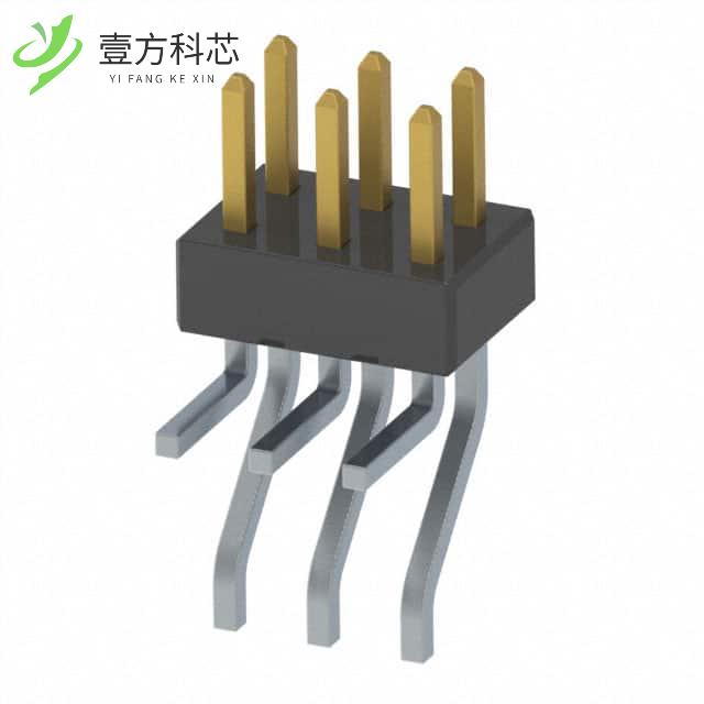 原厂原装MMT-103-01-L-MT CONN HEADER SMD R/A 6P