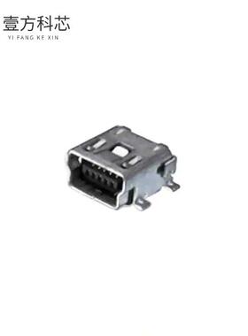 原厂原装1-1734035-1 CONN RCPT USB2.0 MINI B SM