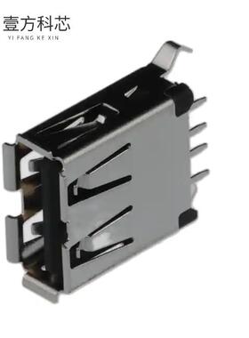 原厂原装KUSBVX-AS1N-B CONN RCPT USB2.0 TYPEA 4