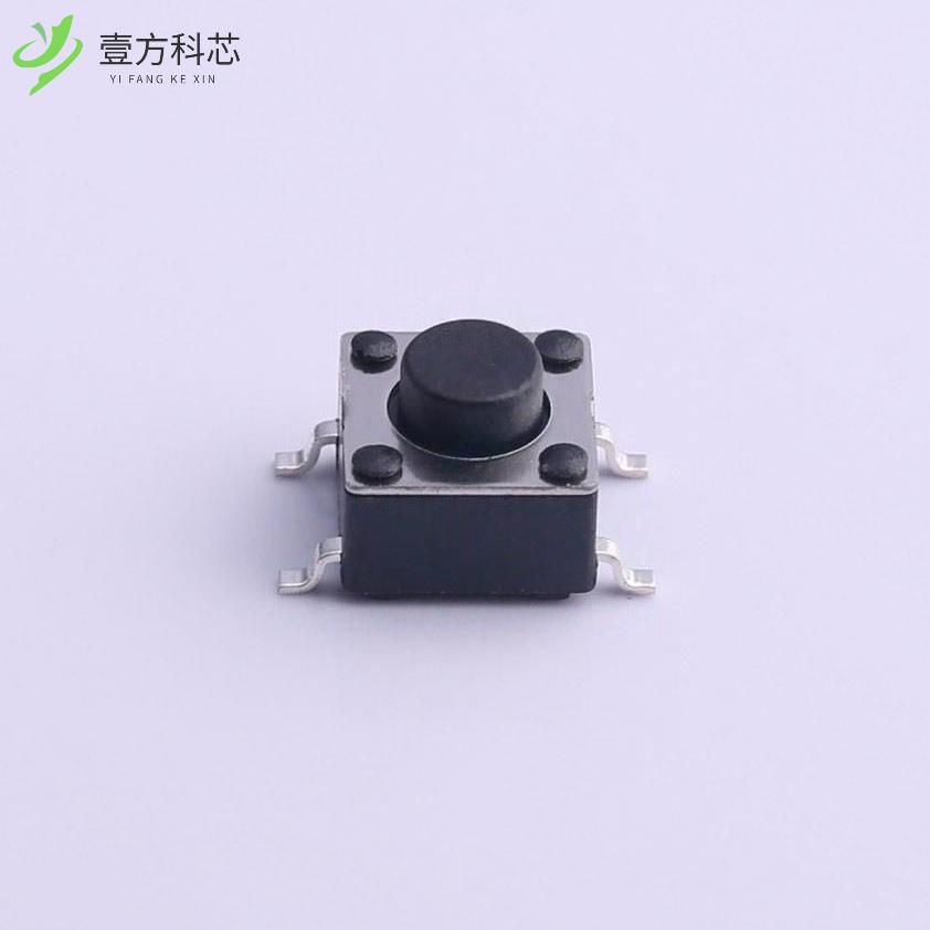 原厂原装STP-1238AW 6*6*5四脚贴片 黑色全新正品