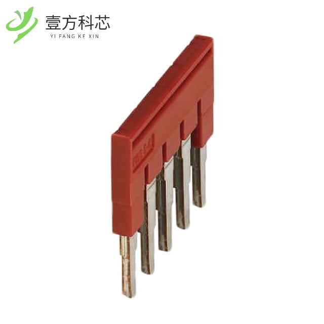 原厂原装3030349 JUMPER TERM BLK 5POS FLAT PIN全