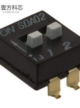 原厂原装SDA02H1SBD SWITCH SLIDE DIP SPST 25MA