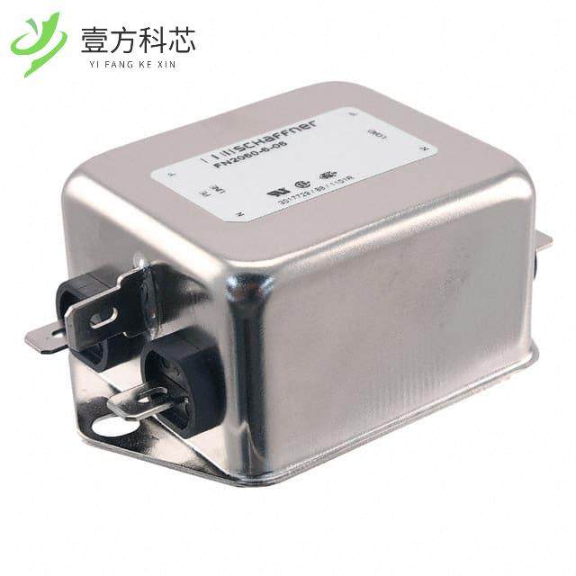 原厂原装FN2060-6-06 LINE FILTER 250VAC 6A CHAS