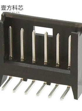原厂原装280379-1 CONN HEADER R/A 6POS 2.54MM全新正品