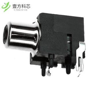 原厂原装972 CONN RCA JACK MONO 3.2MM R/A全新正品