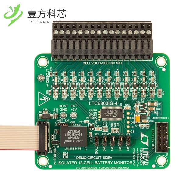 原厂原装DC1835A BD DEMO LTC6803-4 REQ. DC590B全