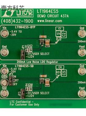 原厂原装DC437A BOARD DEMO FOR LT1964ES5全新正品