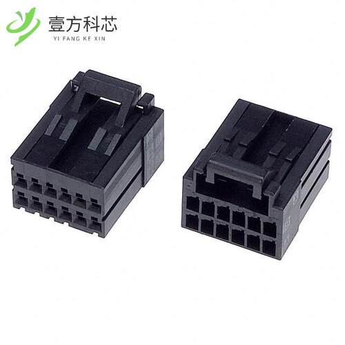 原厂原装1-1318118-6 CONN RECEPT 12POS DUAL KEY