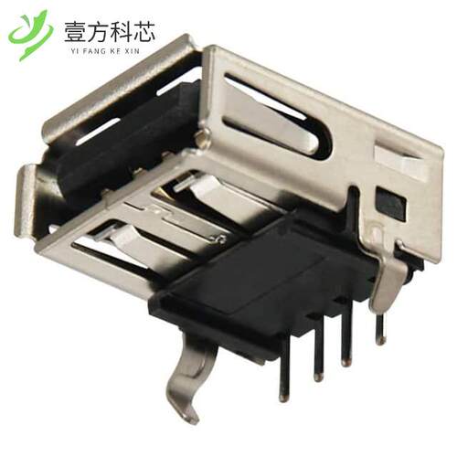 原厂原装KUSBX-AS1N-B CONN RCPT USB TYPE A R/A全