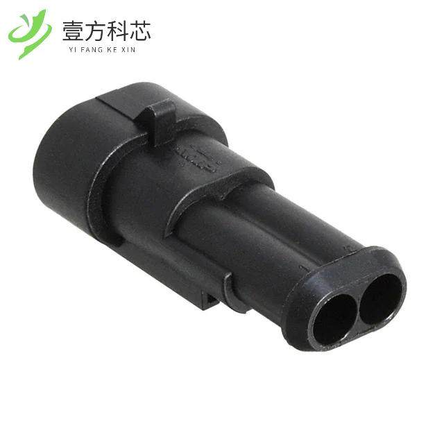 原厂原装282104-1 CONN TAB HOUSING 2POS BLACK全新正品