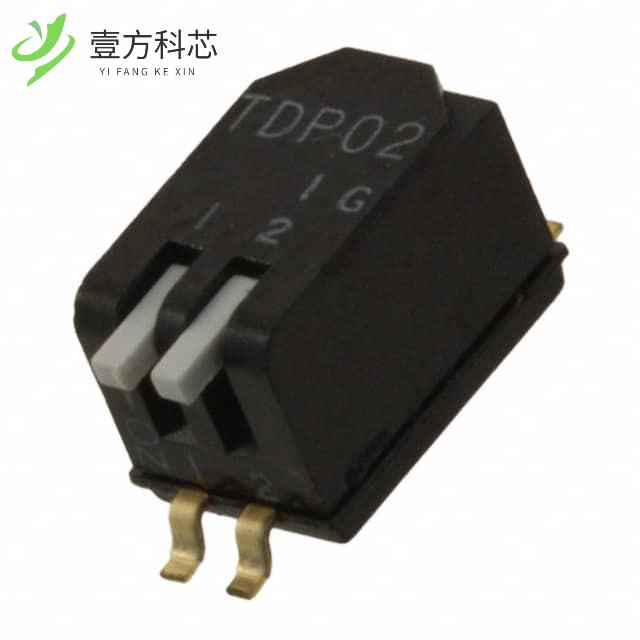 原厂原装TDP02H1SBD1 SWITCH PIANO DIP SPST 25MA