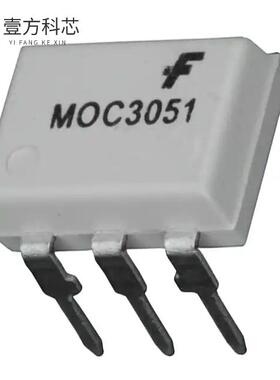 原厂原装MOC3051M OPTOISOLATOR 4.17KV TRIAC 6DI