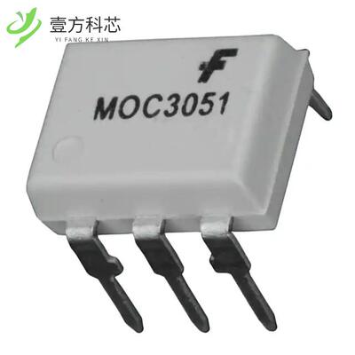 原厂原装MOC3051M OPTOISOLATOR 4.17KV TRIAC 6DI