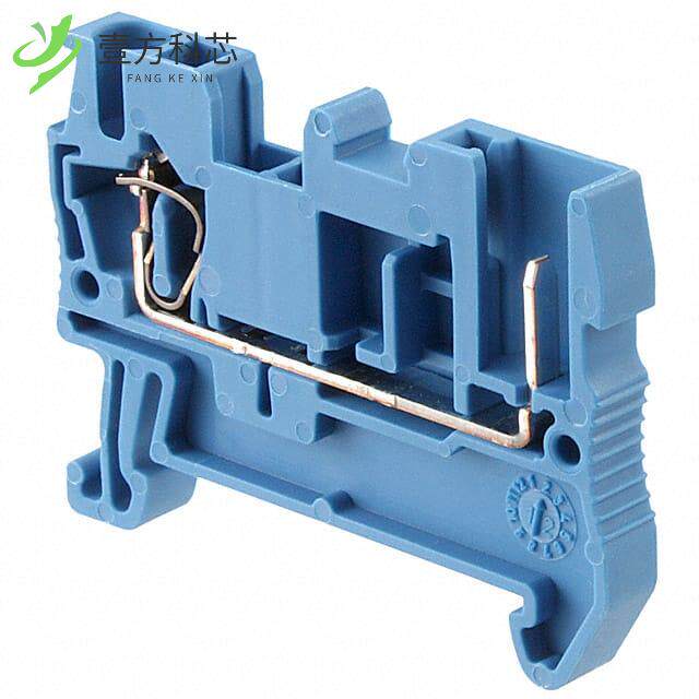 原厂原装3040656 TERM BLK PLUG 2POS 5.2MM BLUE全