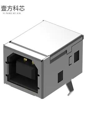 原厂原装USB1030-GF-P-B-B USB B SKT, TOP TH, R/