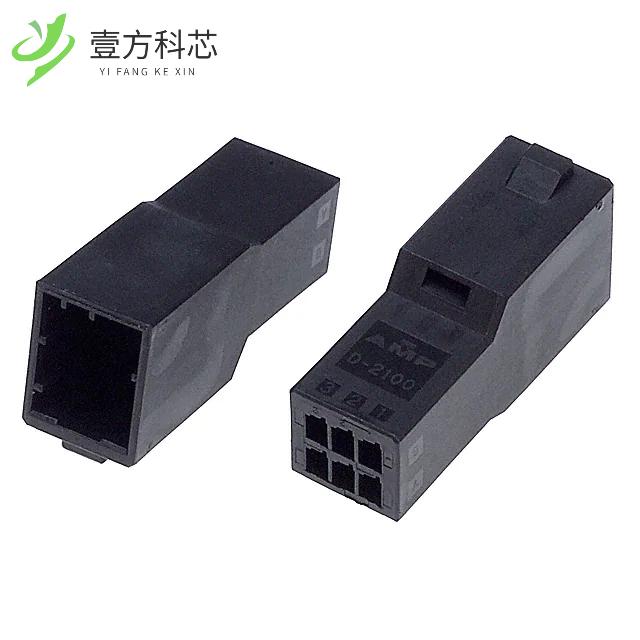 原厂原装1-1318115-3 CONN HOUSING TAB 6POS KEY-