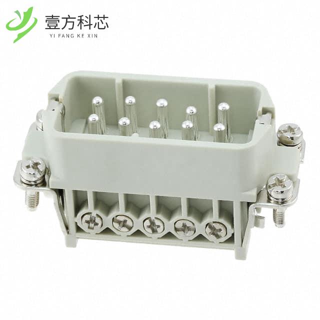 原厂原装HA-010-M INSERT MALE 10+1GND SCREW全新正品