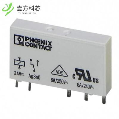 原厂原装2961105 RELAY GEN PURPOSE SPDT 6A 24V全