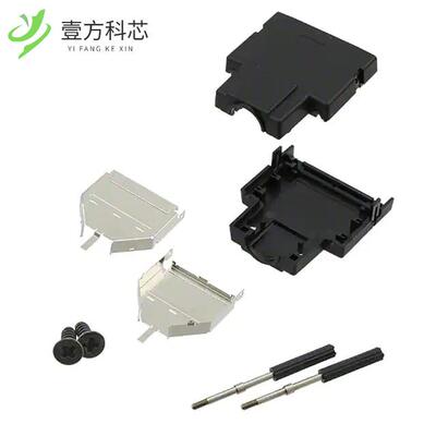 原厂原装DH-37-CV2B CONN BACKSHELL 37POS 180DEG