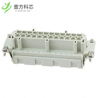 原厂原装HE-024-FS INSERT FEMALE 24POS CLAMP全新正品